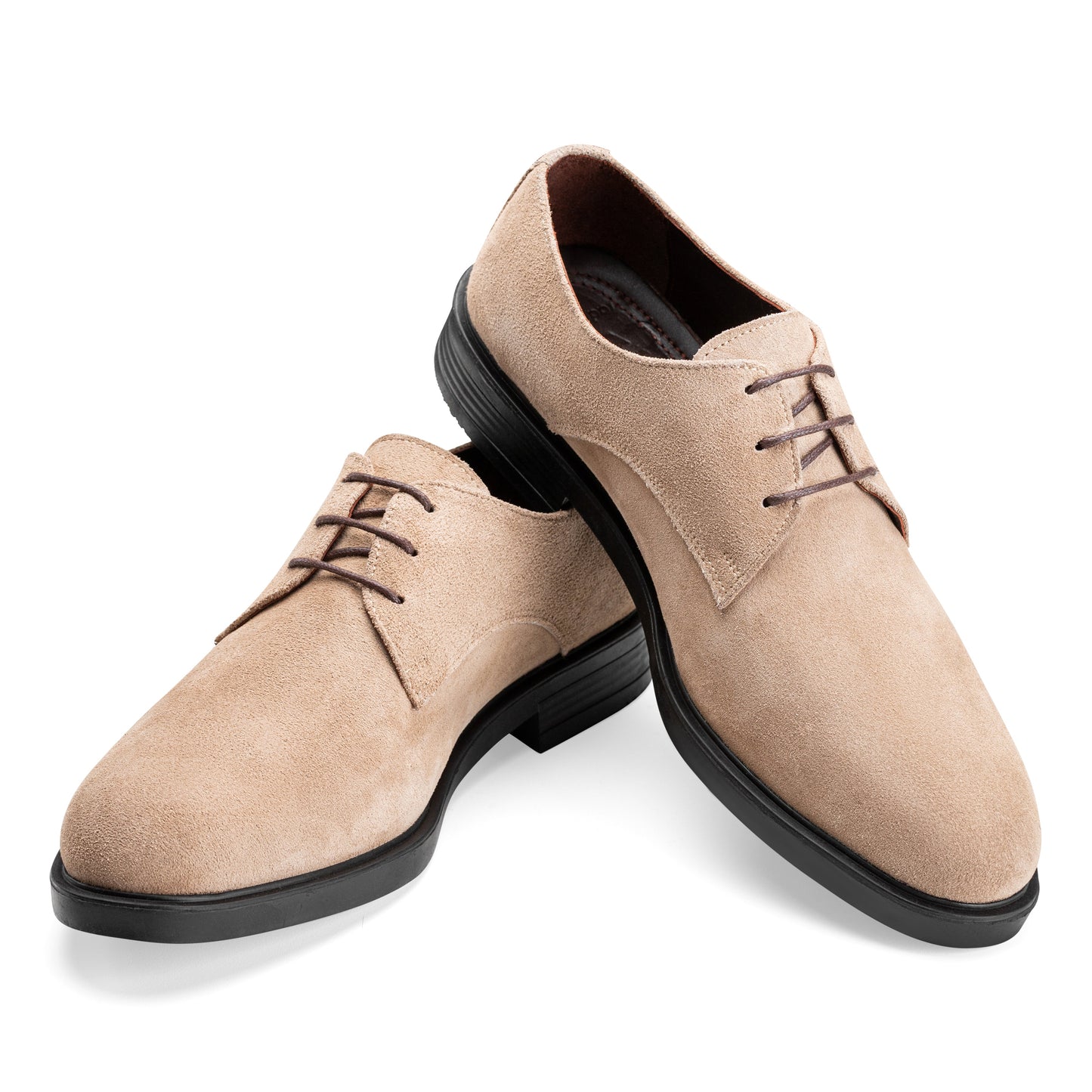 Plain Toe Derbys _ Beige