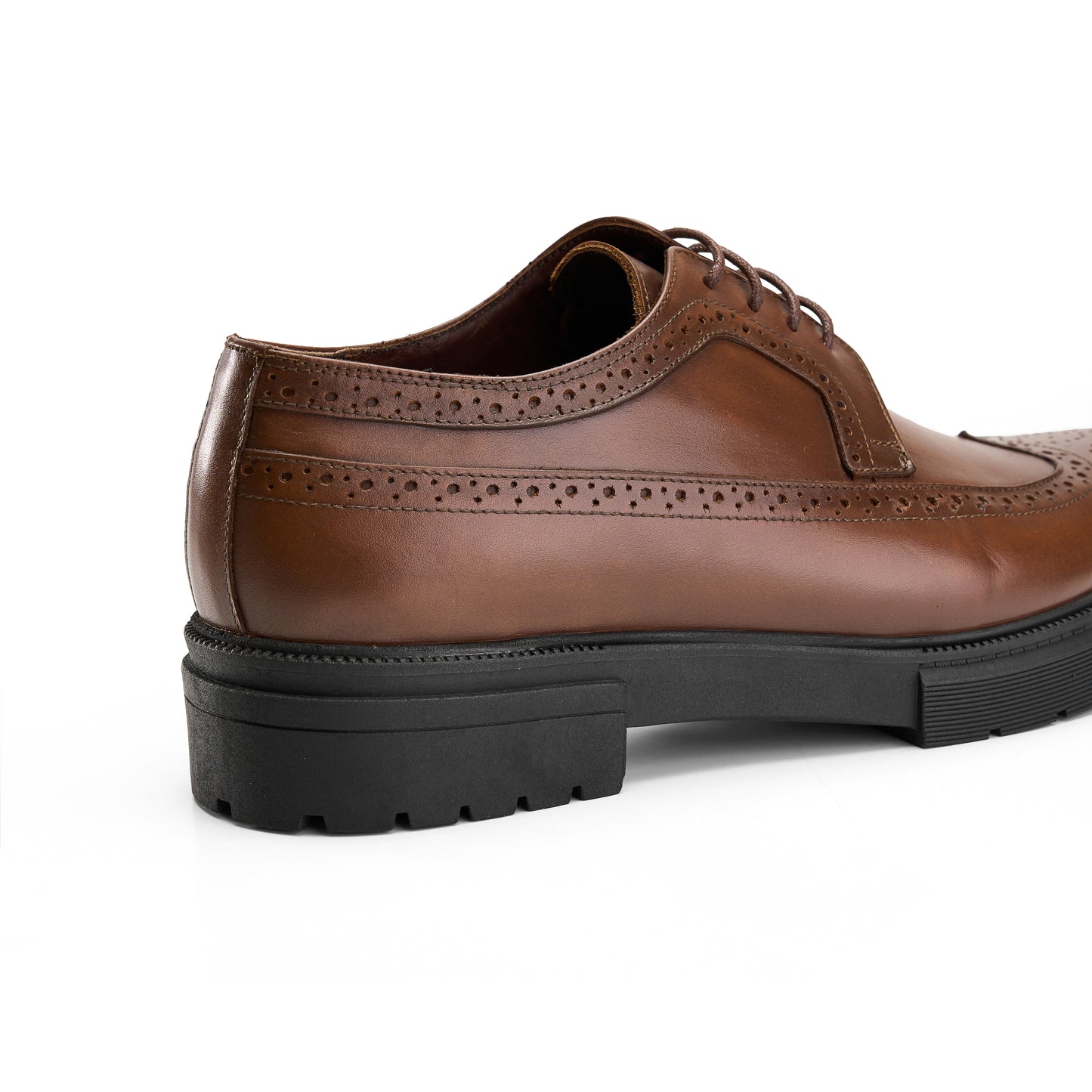 Premium Leather Brown Wingtips