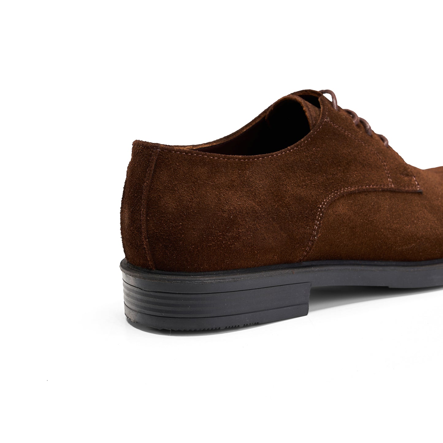 Suede Leather Wingtip Derby – Brown