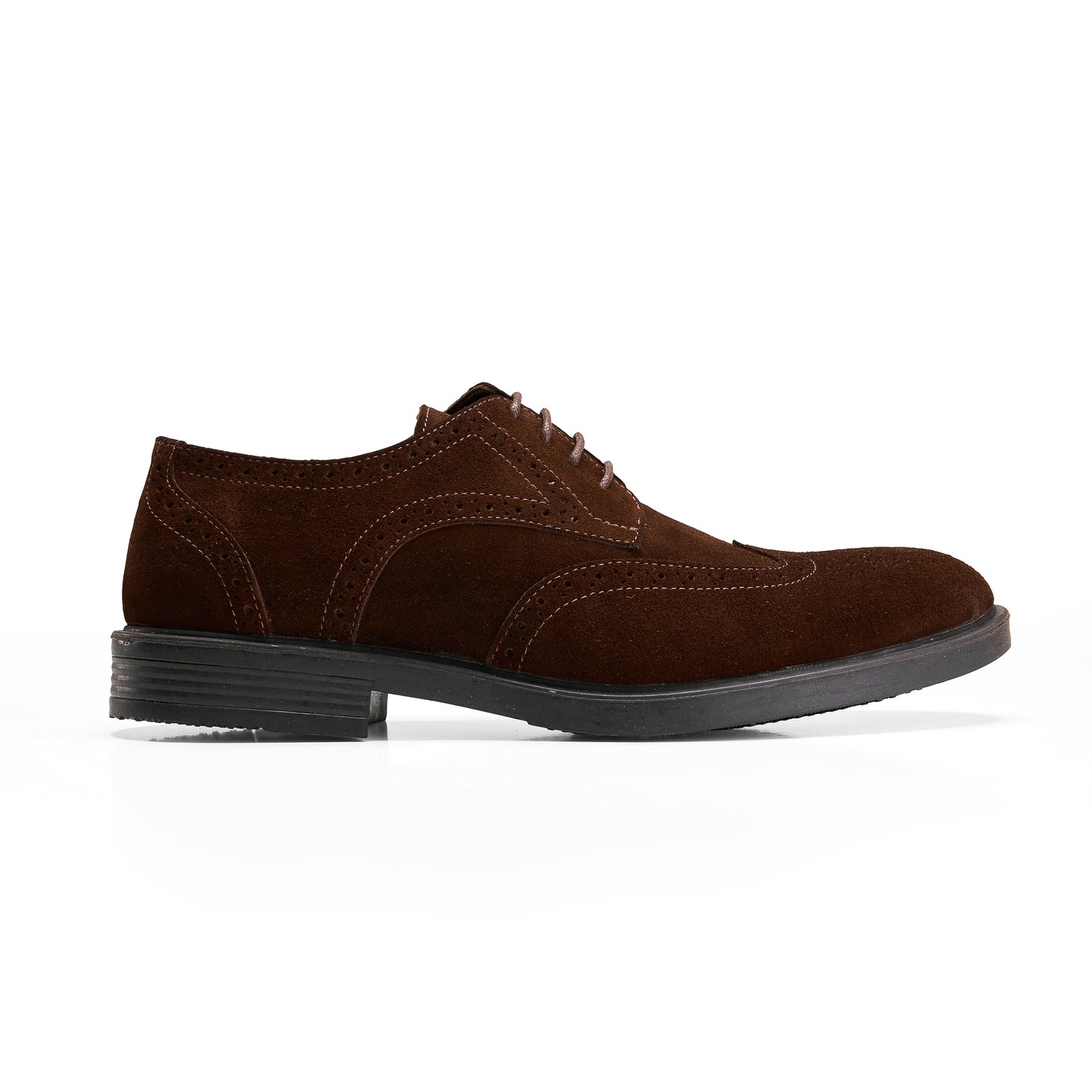 Suede Dark Red Wingtip