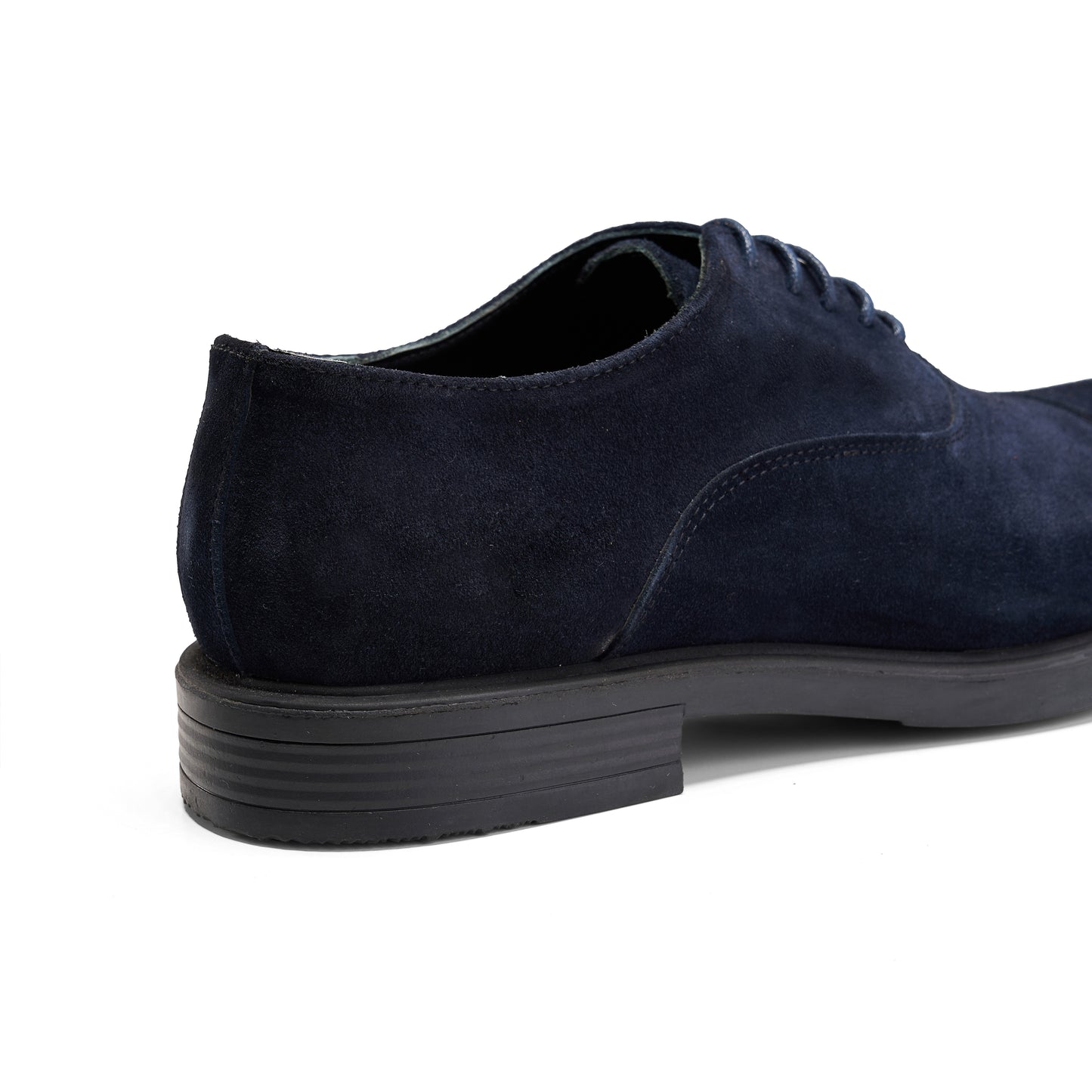 Suede Brogue Oxfords – Blue