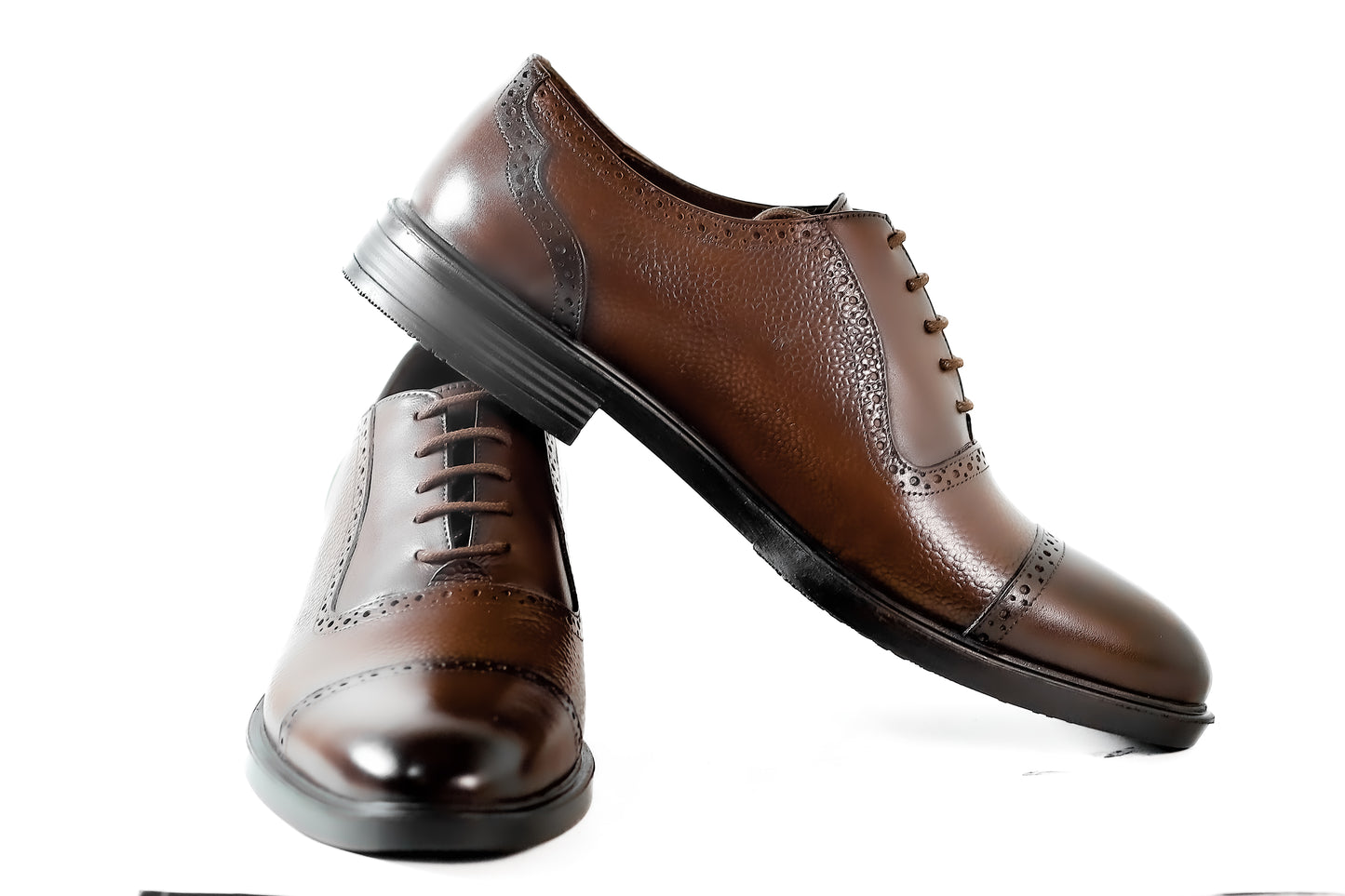 Cap Toe Oxford - Brown