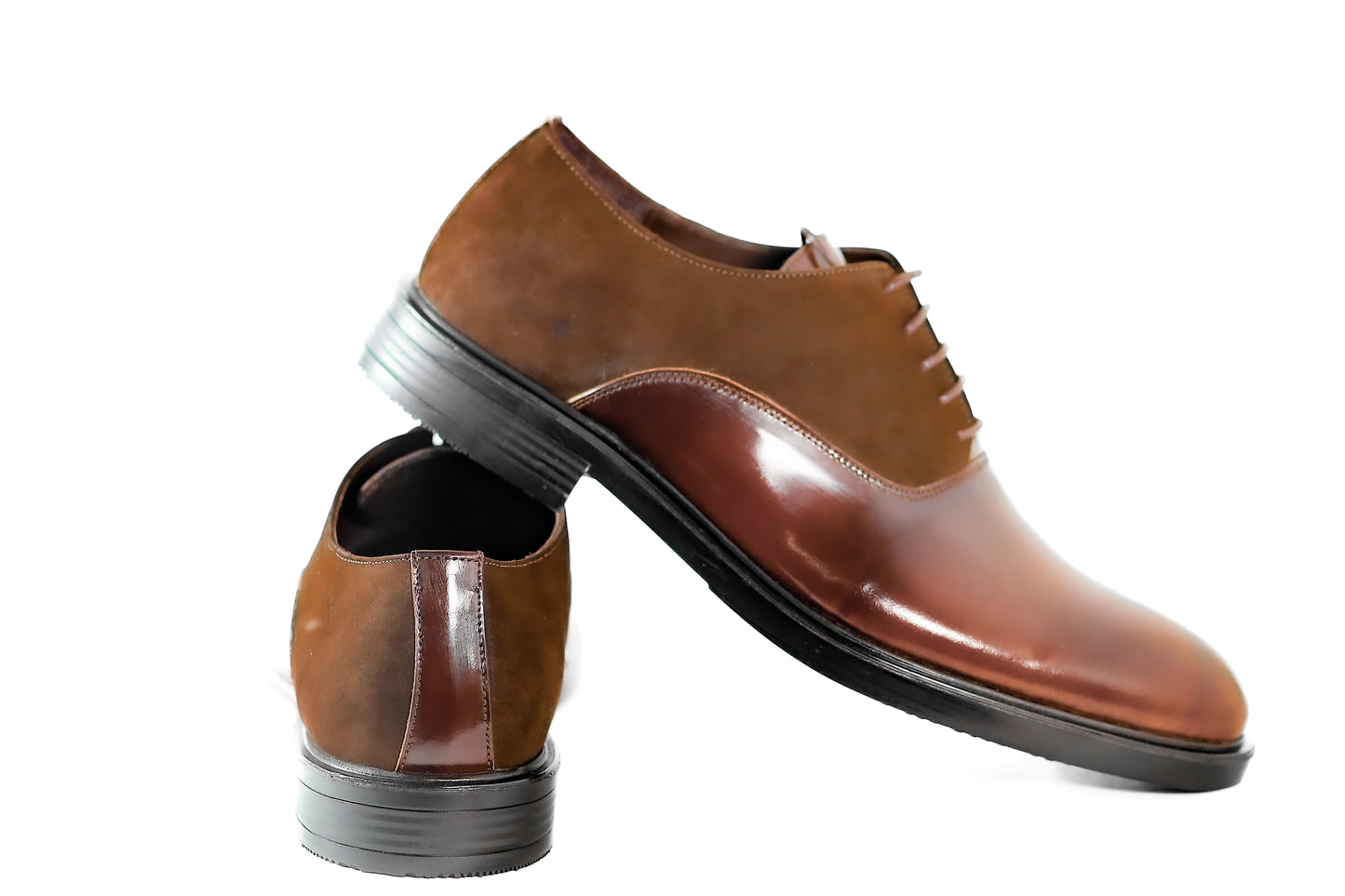 Genuine Leather Oxford - Brown