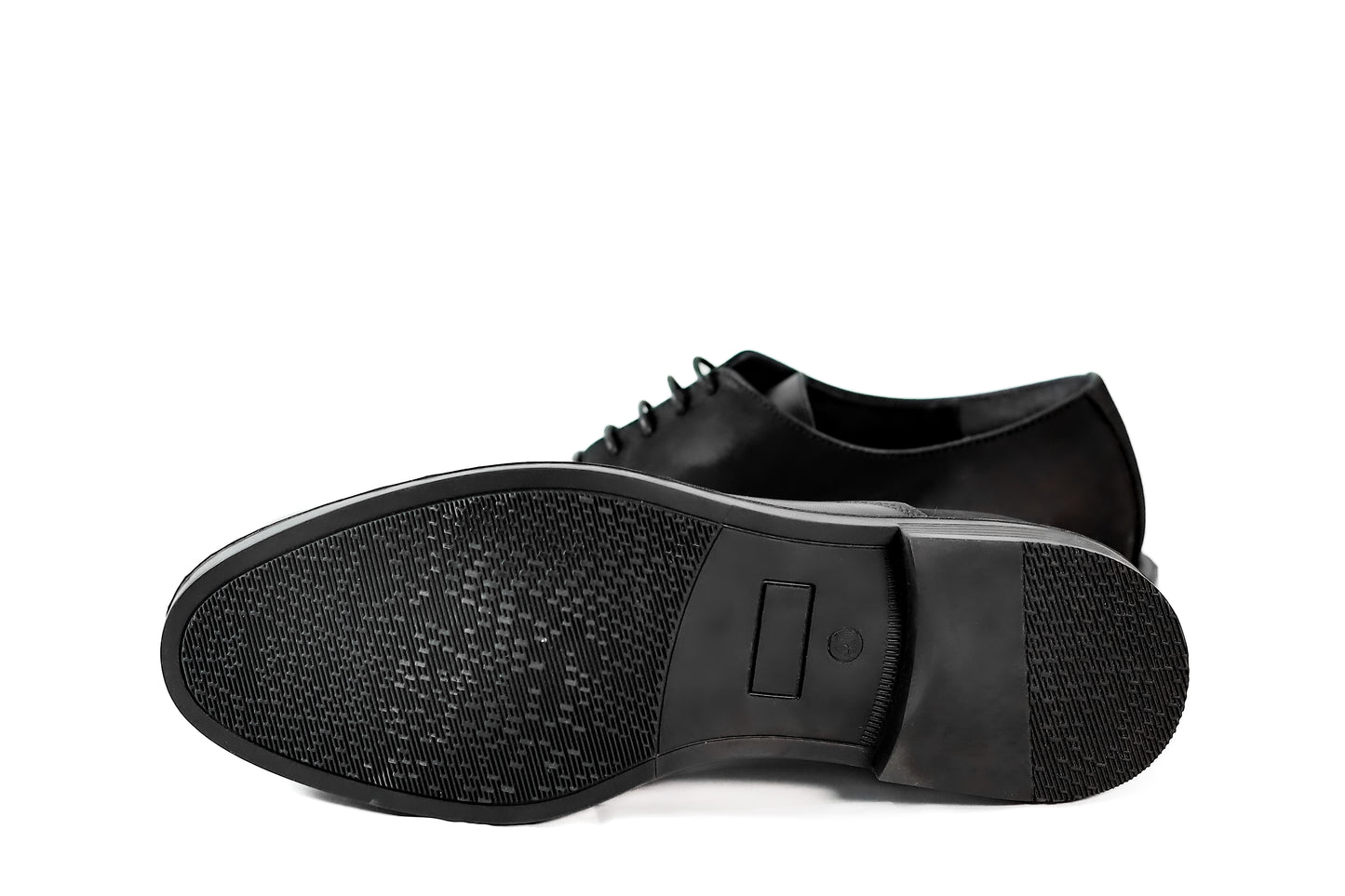 Genuine Leather Oxford - Black
