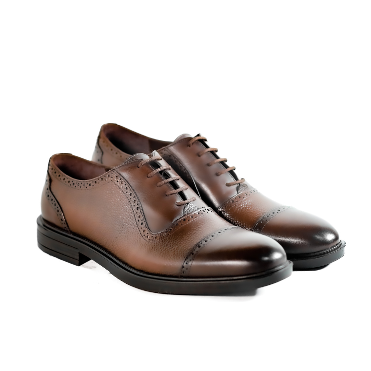 Cap Toe Oxford - Brown