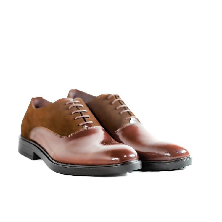 Genuine Leather Oxford - Brown