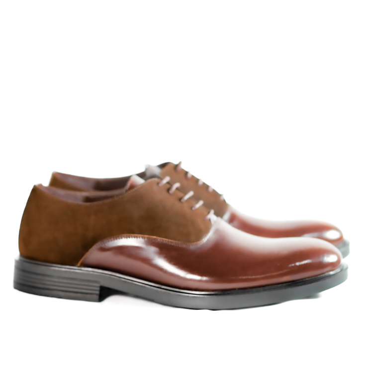 Genuine Leather Oxford - Brown