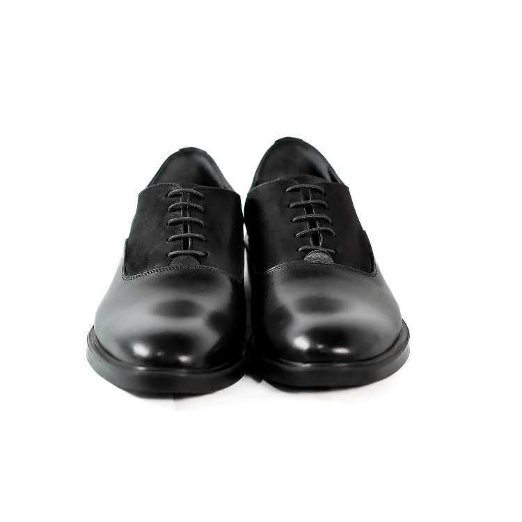 Genuine Leather Oxford - Black