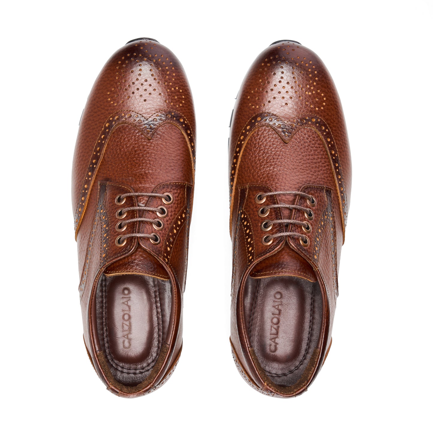 Heritage Wingtip Brown Sneakers