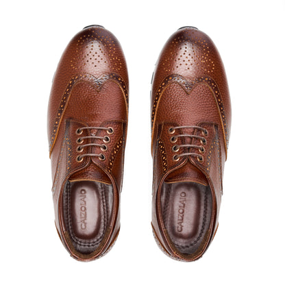 Heritage Wingtip Brown Sneakers