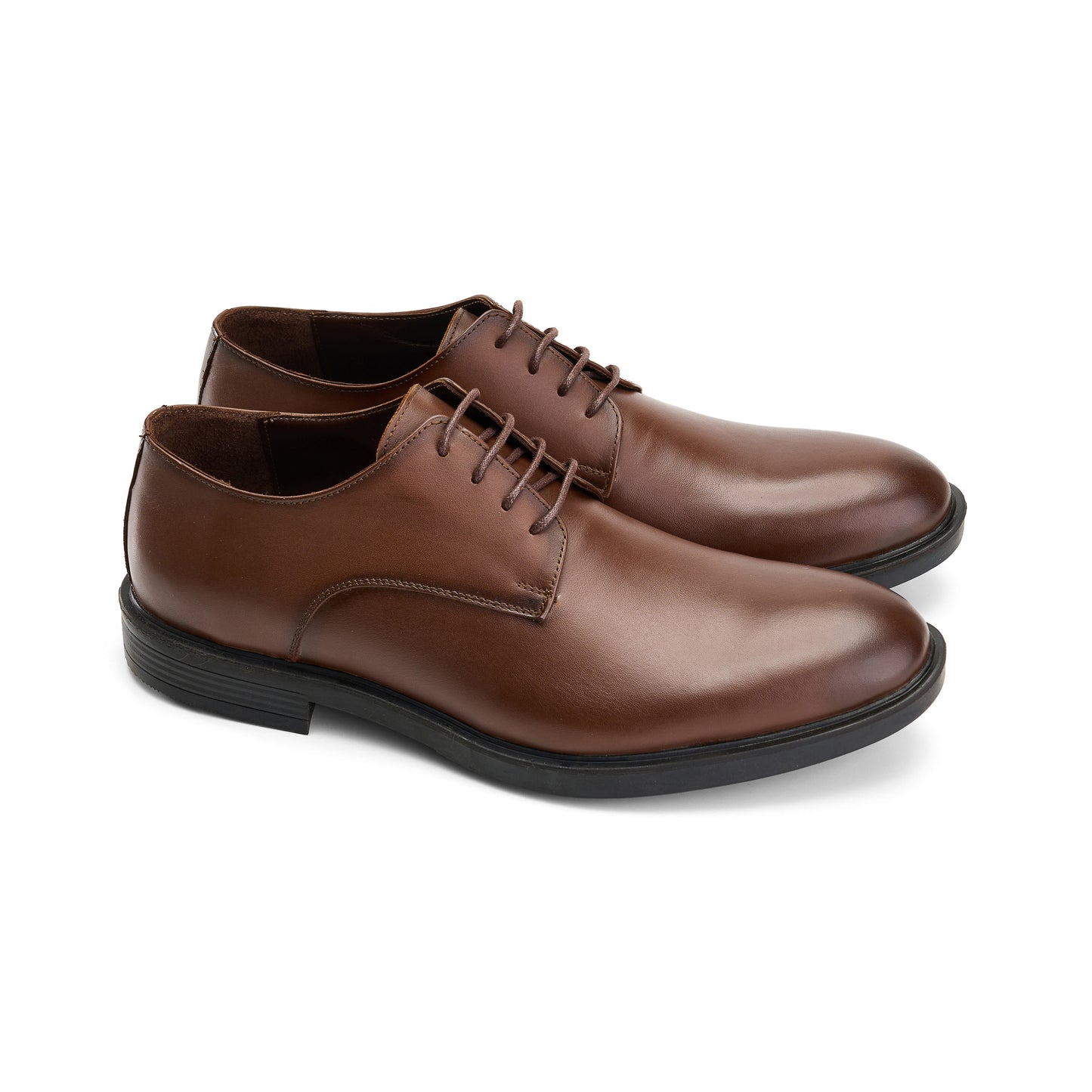 Genuine Brown Derby Shoes