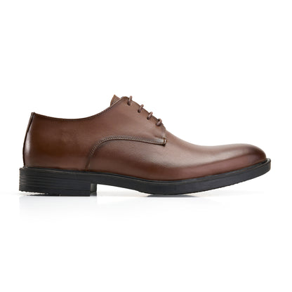 Genuine Brown Derby Shoes