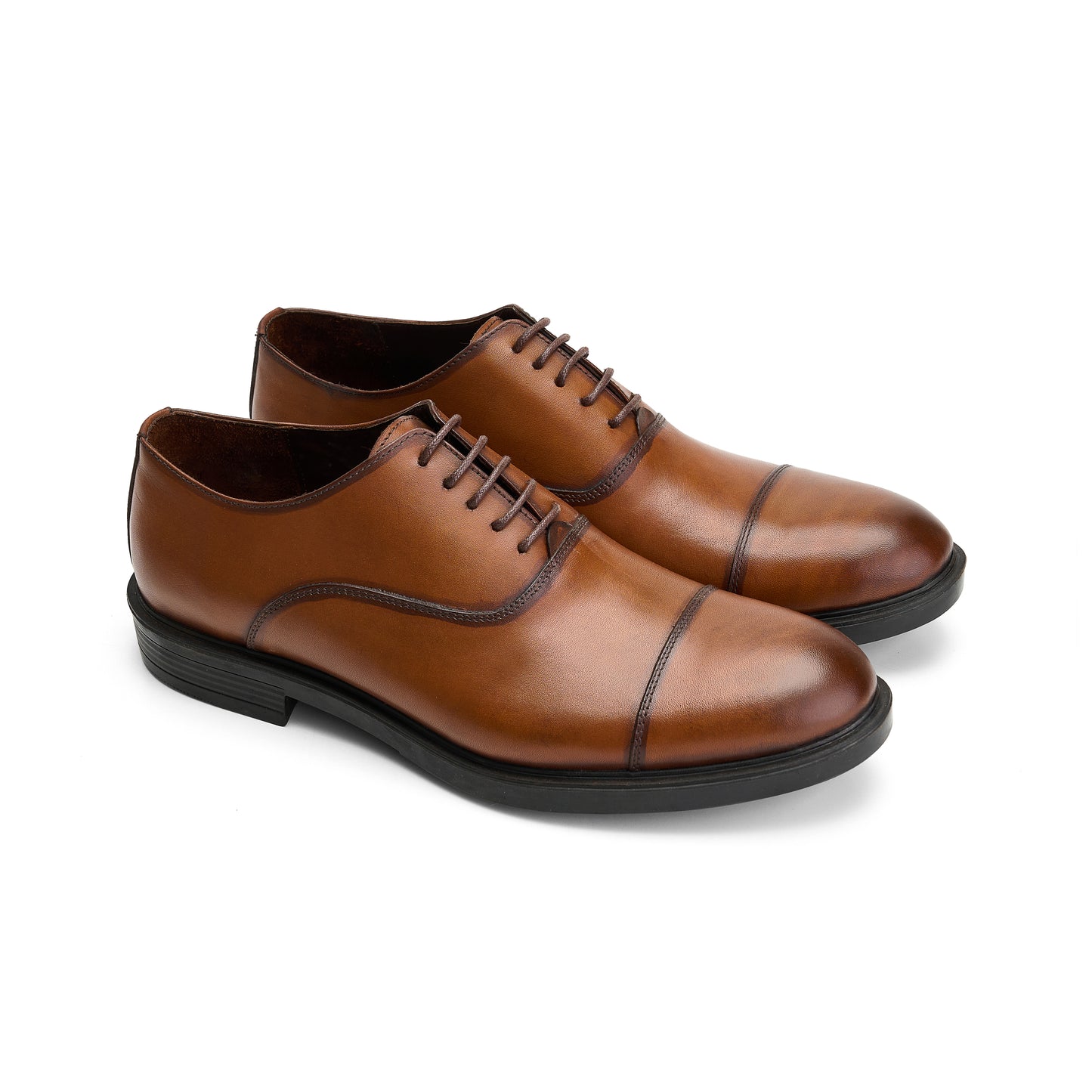 Genuine Leather Havan Cap-Toe Derbies
