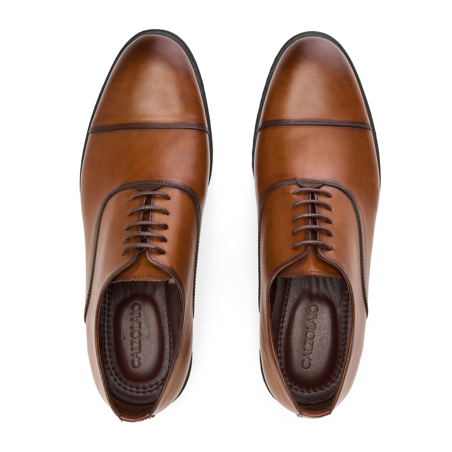 Genuine Leather Havan Cap-Toe Derbies