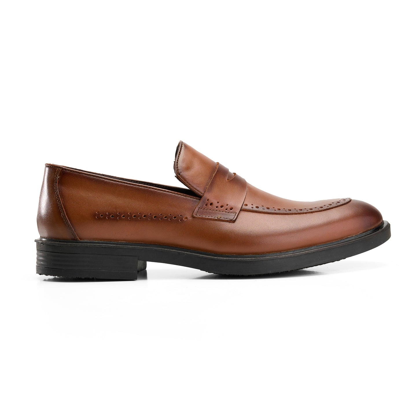 Genuine Brown Brogue Loafers