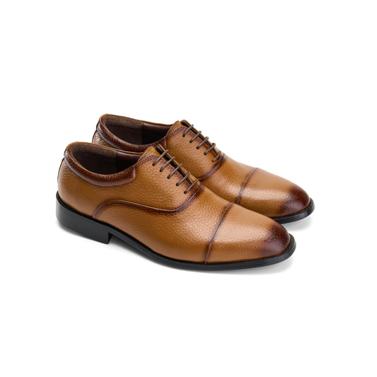 Grain Leather Havan Cap-Toe Derbies