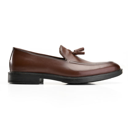 Genuine Brown Tassel Loafers