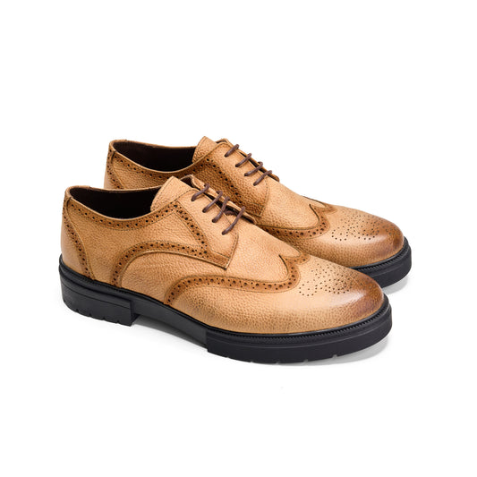 Textured Leather Havan Brogues