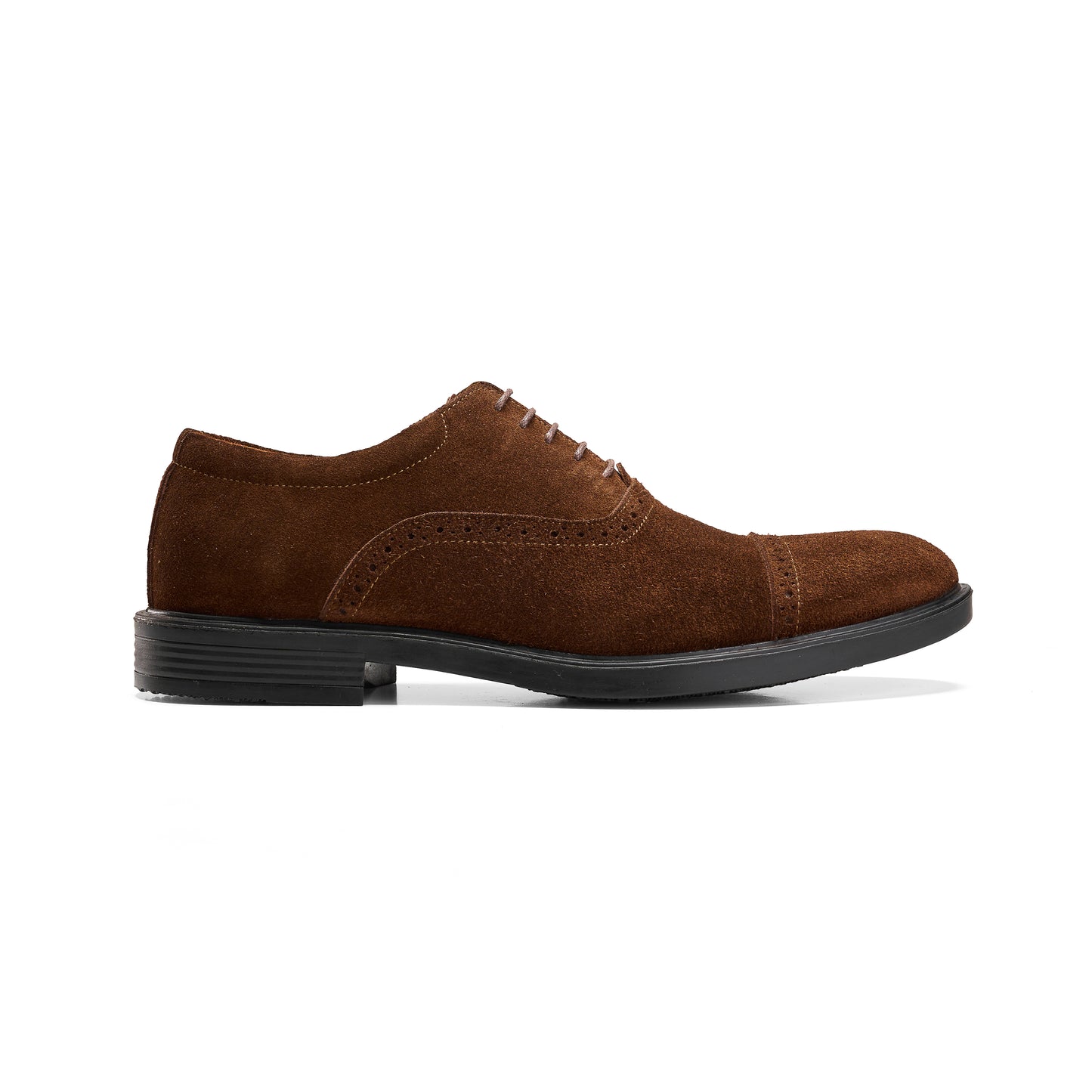 Brown Suede Oxford Shoes