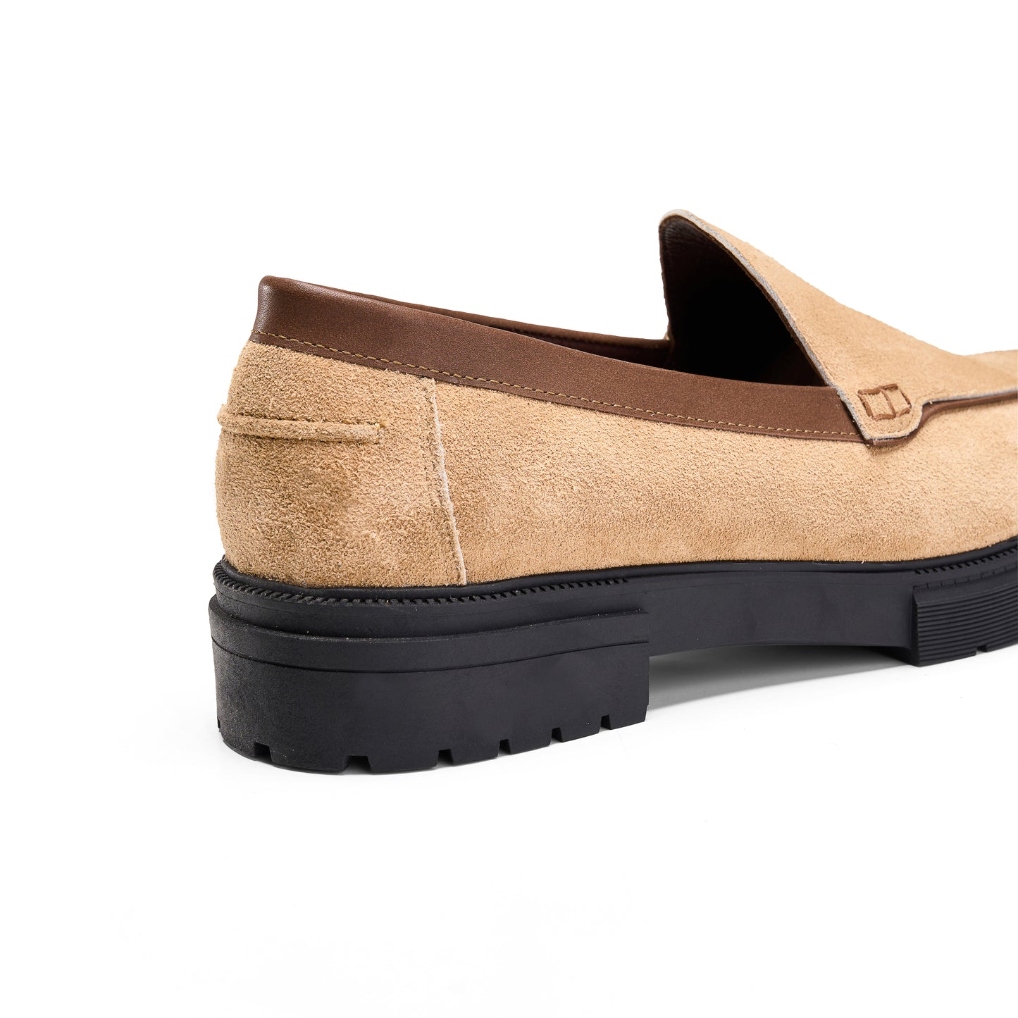 Suede Sand Beige Loafers