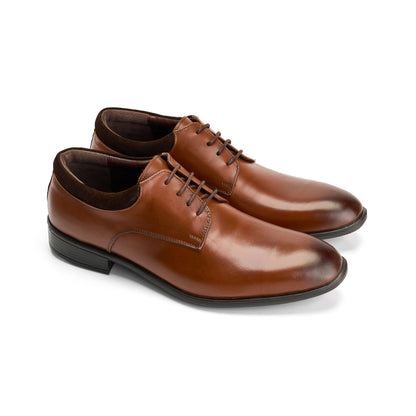 Genuine Brown Derby Shoes