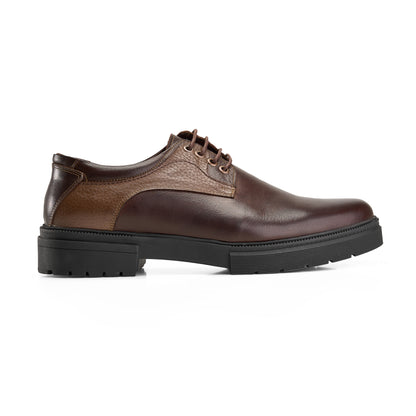 Genuine Brown Two-Tone Derbies
