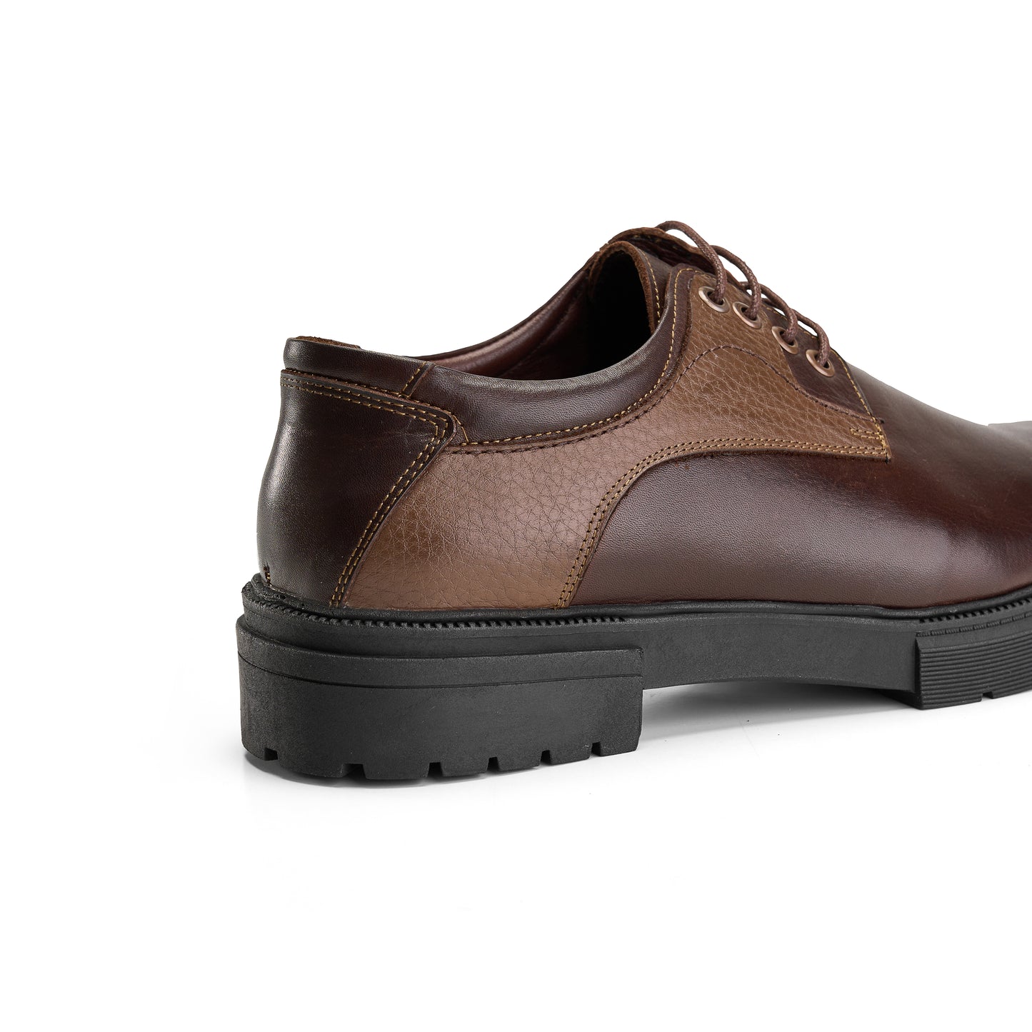 Genuine Brown Two-Tone Derbies