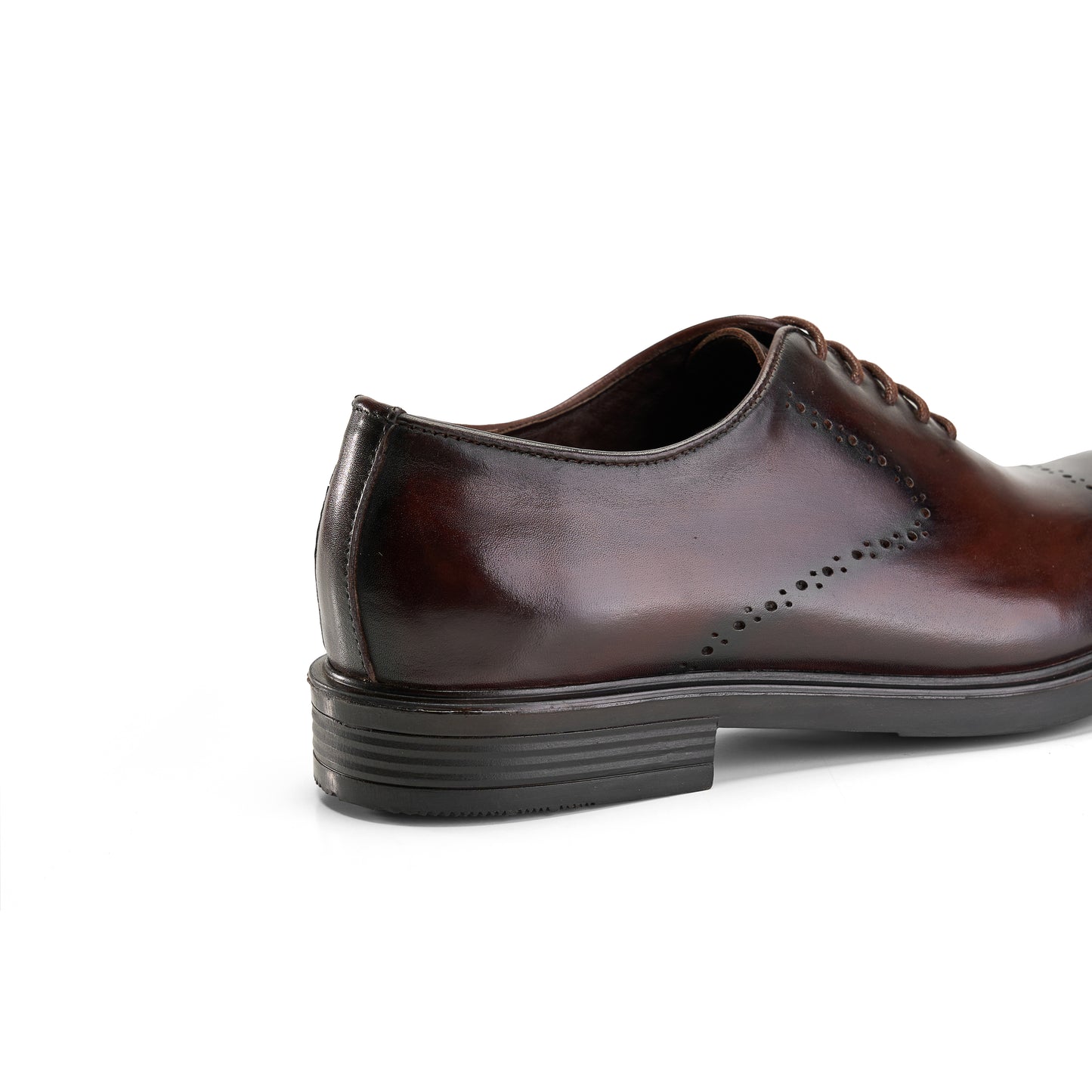 Classic Brown Cap-Toe Oxfords