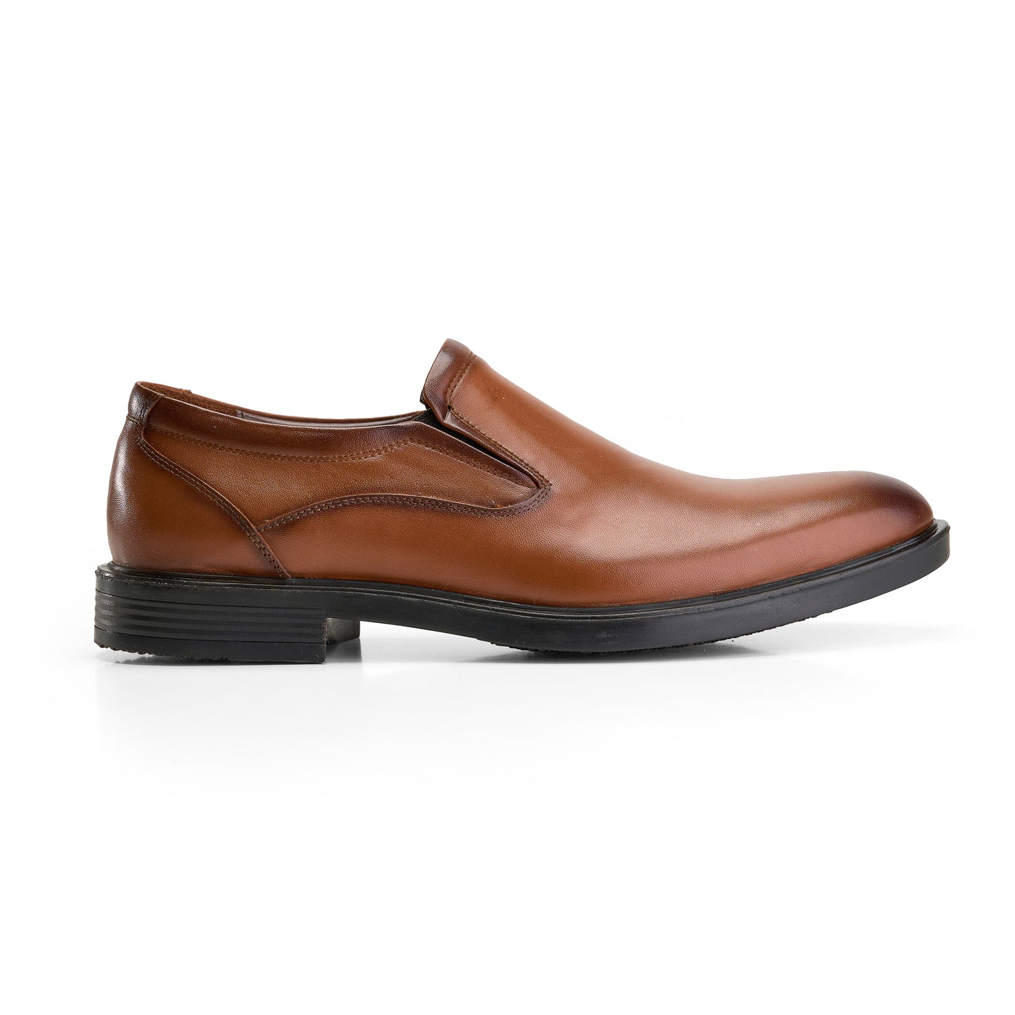 Smooth Leather Brown Loafers