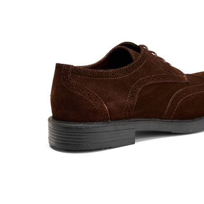 Suede Dark Red Wingtip