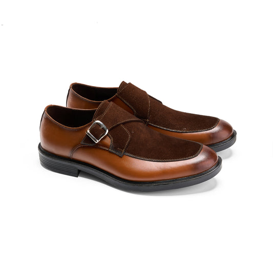Calzolaio One Strap Monk-Brown