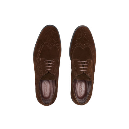 Suede Dark Red Wingtip